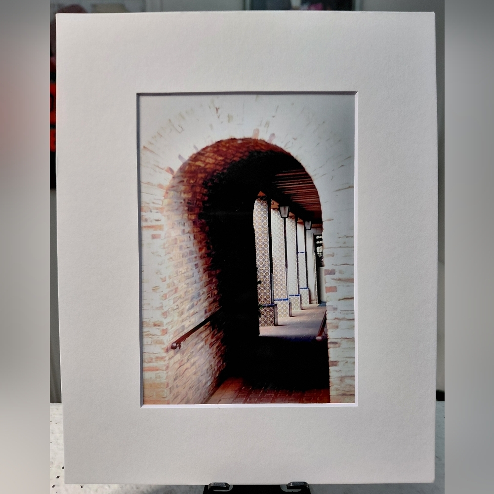 NWT - Brick Archway Art Photo By Jack E. Stiddard 5x7/8x10 Mat